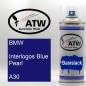 Preview: BMW, Interlogos Blue Pearl, A30: 400ml Sprühdose, von ATW Autoteile West.